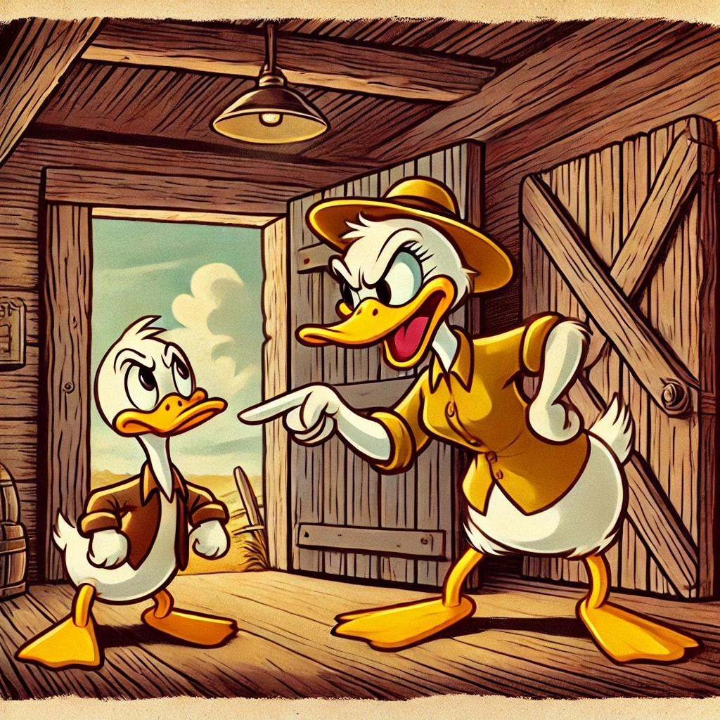 Nem todo pato manda no lago!