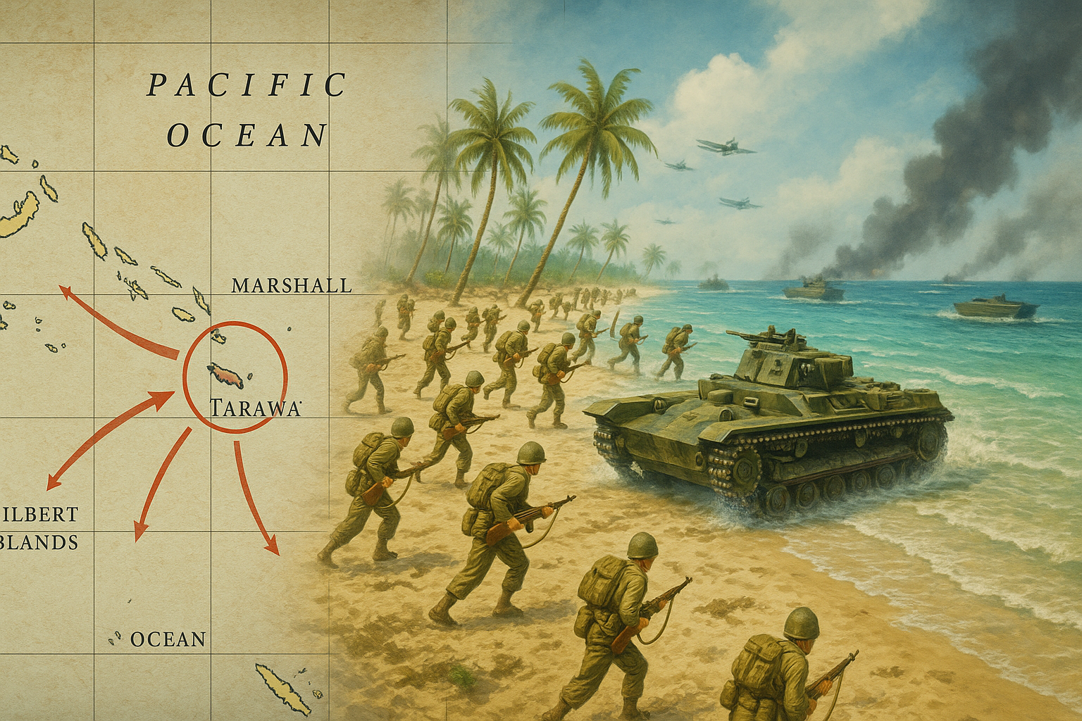 With the Marines at Tarawa